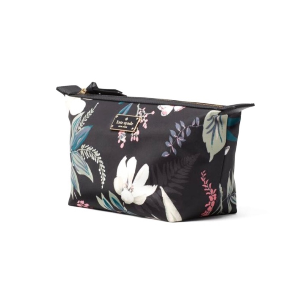 NWT kate spade Wilson Road Botanical Cosmetic Bag - Picture 2 of 7